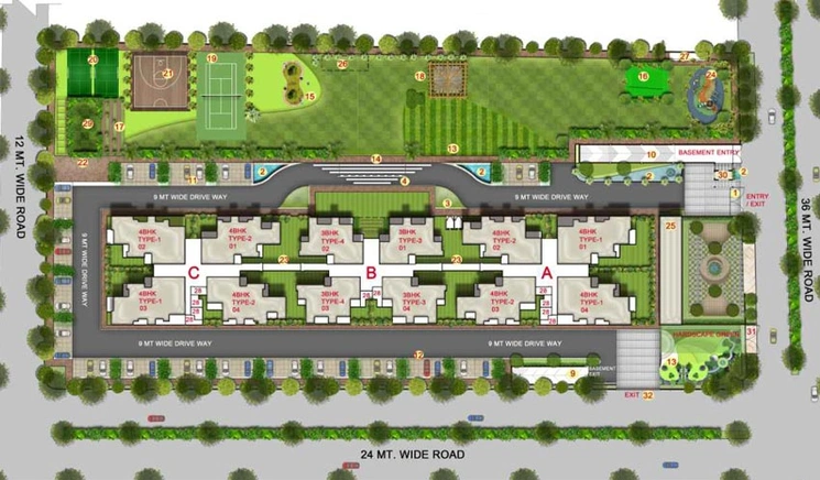 Master Plan of Attalika - Ramprastha Greens in Vaishali, Ghaziabad - Image 61270