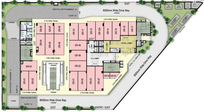 Master Plan of Galaxy Sawasdee Centre in Vasundhara, Ghaziabad - Image 62562
