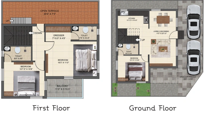 3 BHK House/Villa in MGP Tulasi in Velachery, Chennai - Image 534508