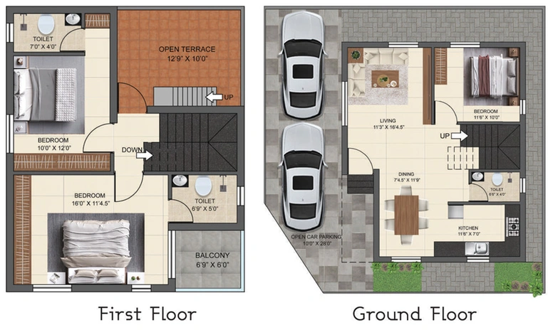 3 BHK House/Villa in MGP Tulasi in Velachery, Chennai - Image 534506