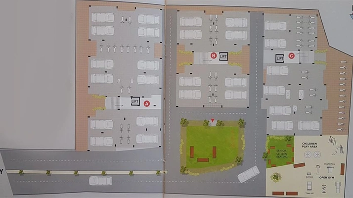 Master Plan of Shreeji River Greens in Pethapur, Gandhinagar - Image 65253