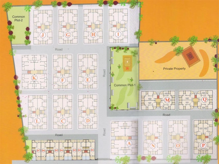 Master Plan of Uma Mahalaxmi 2 in Pethapur, Gandhinagar - Image 65259