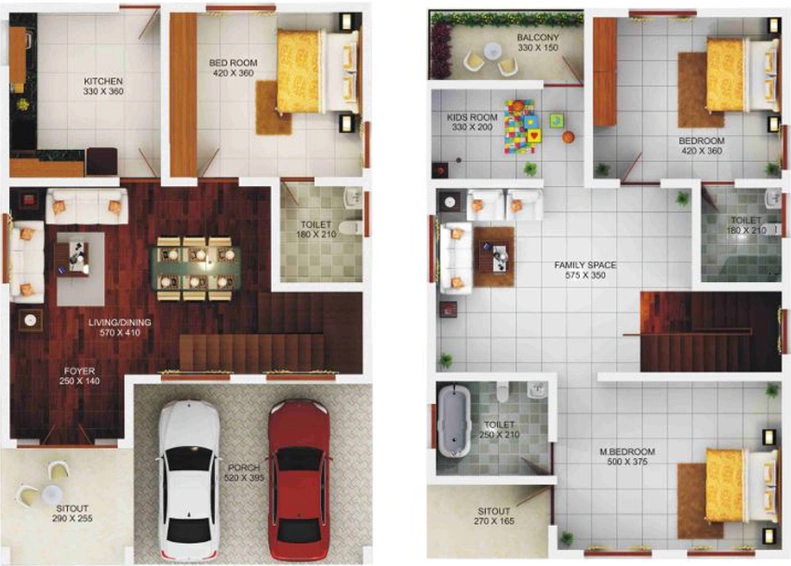 3 BHK House/Villa in Dream Flower Villa Rio in Vyttila, Kochi - Image 538437
