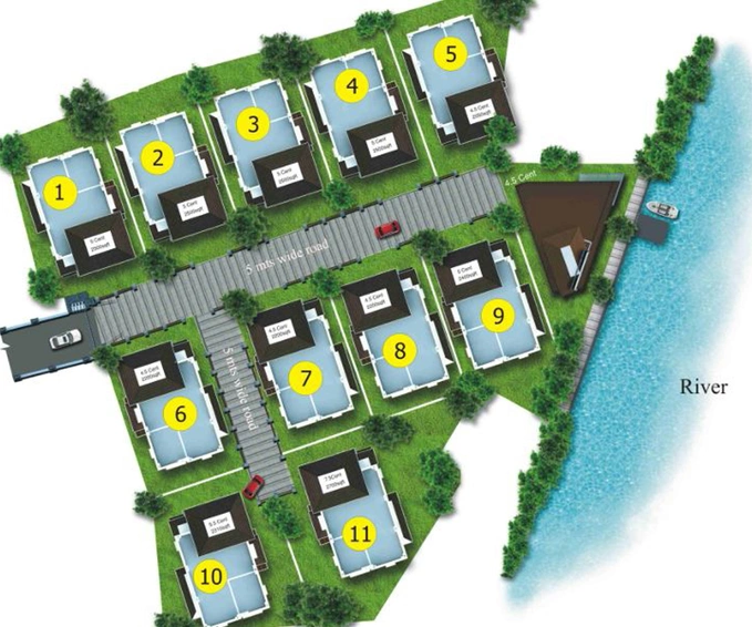 Master Plan of Dream Flower Villa Rio in Vyttila, Kochi - Image 61241