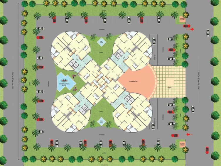 Master Plan of Apex Acacia Valley in Vaishali, Ghaziabad - Image 60327