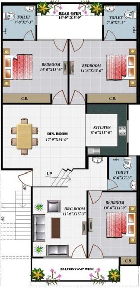 3 BHK Flat in Apex Royal Castle in Indirapuram, Ghaziabad - Image 534519
