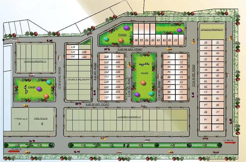 Master Plan of Apex Royal Castle in Indirapuram, Ghaziabad - Image 60366