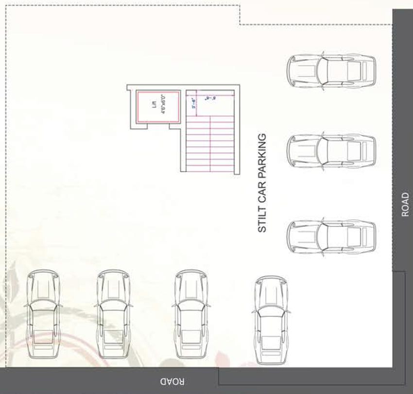 Master Plan of KVR Akshara in Kolathur, Chennai - Image 60101