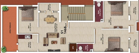 3 BHK Flat in KVR Elite in Kolathur, Chennai - Image 535311