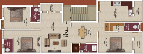 3 BHK Flat in KVR Elite in Kolathur, Chennai - Image 535312