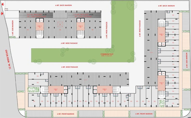 Master Plan of Shashwatt Florus in Kudasan, Gandhinagar - Image 63501