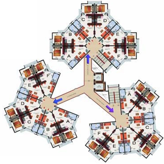 Floor Plan of Sree Gokulam Harmonia in Kakkanad, Kochi - Image 61310