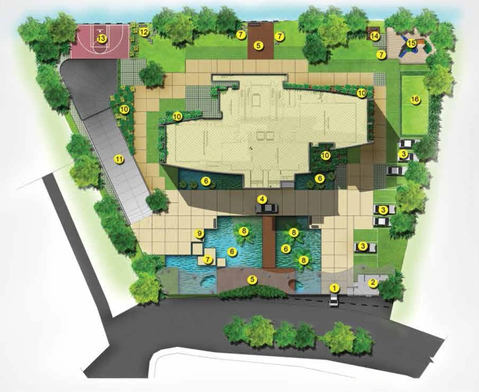 Master Plan of The Legend Sky Mansions in Kaloor, Kochi - Image 61342