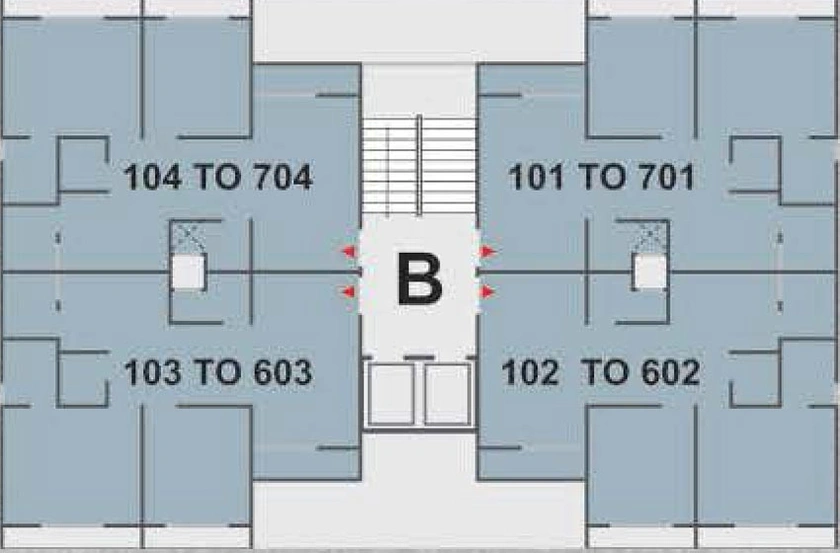 Floor Plan of SK Shreenand City in Pethapur, Gandhinagar - Image 65490