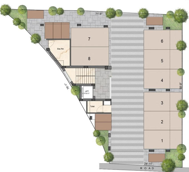 Master Plan of Sivarams Sankara Krupa Flats in Virugambakkam, Chennai - Image 60484