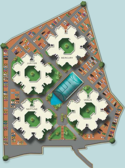Master Plan of Trinity Neptune in Kakkanad, Kochi - Image 61349