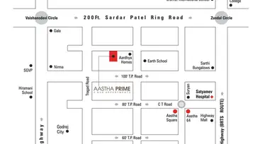 Location of Shree Aastha Prime - Image 65456