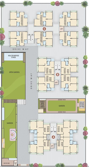Master Plan of Shree Aastha Prime in Chandkheda, Ahmedabad - Image 65457