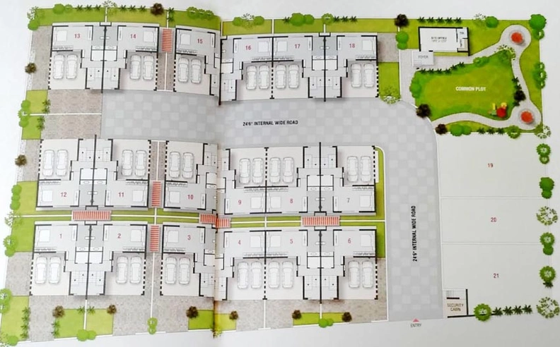 Master Plan of Swara Homes in Kudasan, Gandhinagar - Image 63509