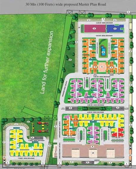 Master Plan of Eureka Diya Greencity in Sikrod, Ghaziabad - Image 62555