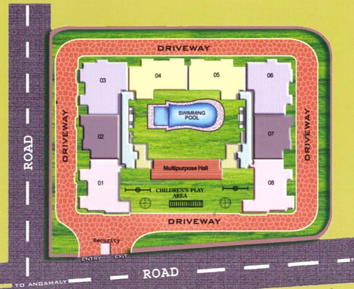 Master Plan of Oceanus Crescent in Nedumbassery, Kochi - Image 61104