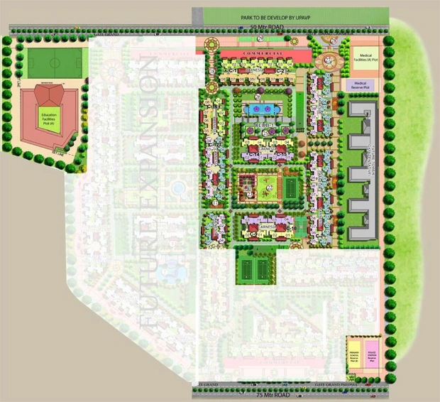 Master Plan of Prateek Grand Carnesia in Siddhartha Vihar, Ghaziabad - Image 61201