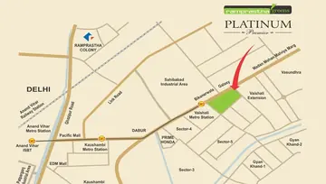 Location of Ramprastha Platinum Premier - Image 61193
