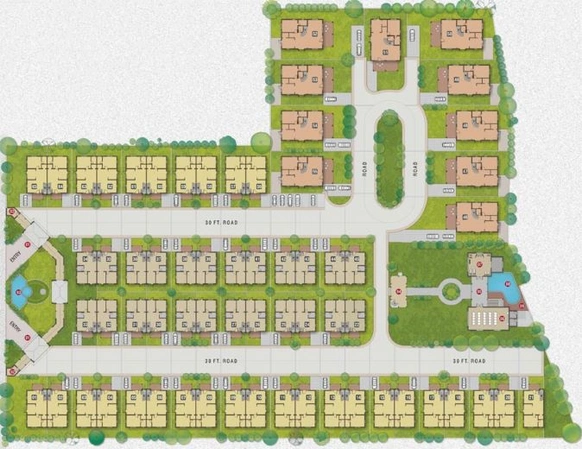 Master Plan of Karma Villa in Kalol, Gandhinagar - Image 63387