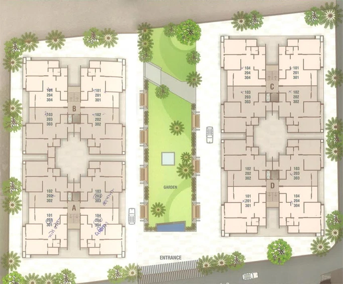 Master Plan of Shriji Maher in Raysan, Gandhinagar - Image 64426