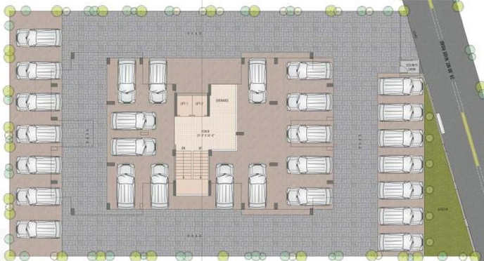 Master Plan of Radhe Tulsi Residency in Vavol, Gandhinagar - Image 63847