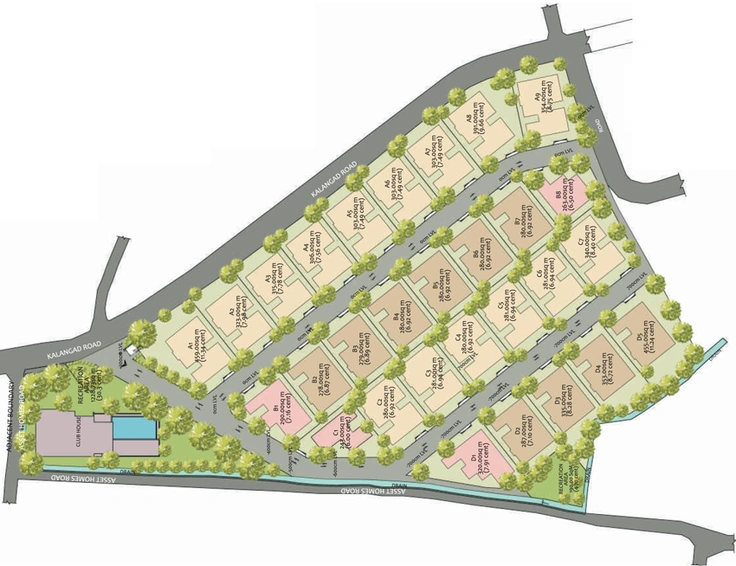 Master Plan of Palal The Mateo in Kakkanad, Kochi - Image 61830