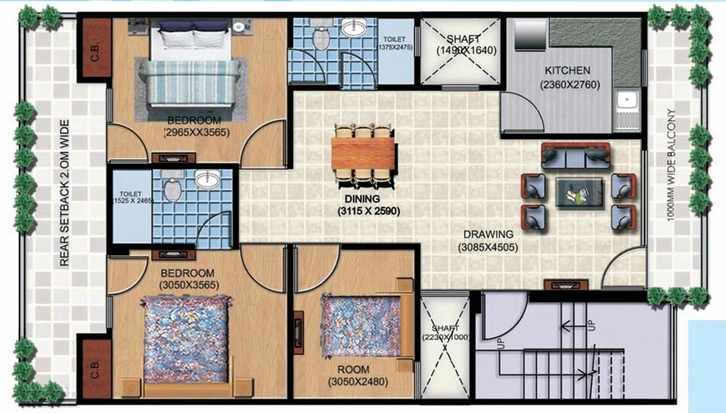 3 BHK Flat in Aditya White Cottage in NH 24, Ghaziabad - Image 539394