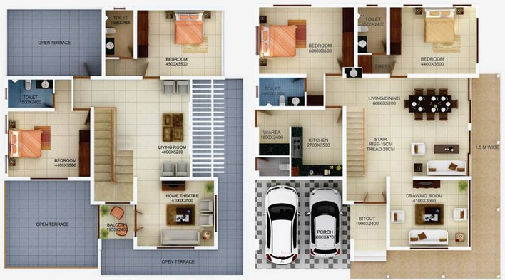 4 BHK House/Villa in Tulsi Blu Rain in Aluva, Kochi - Image 541868