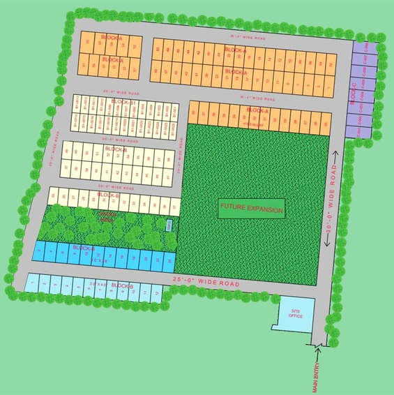 Master Plan of Mehak Eco City in GT Road, Ghaziabad - Image 62444