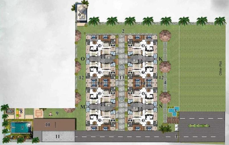 Master Plan of Mahesh Monk Monastery in Raj Nagar Extension, Ghaziabad - Image 62437