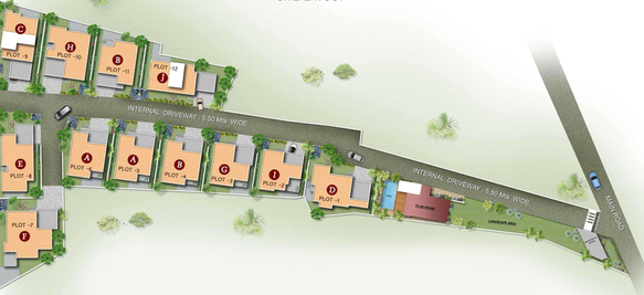 Master Plan of ABAD Orchard County in Thrippunithura, Kochi - Image 62178