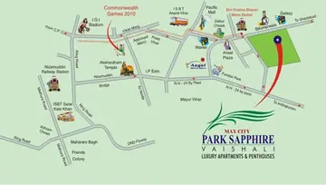 Location of Sethi Max City Park Sapphire - Image 62538