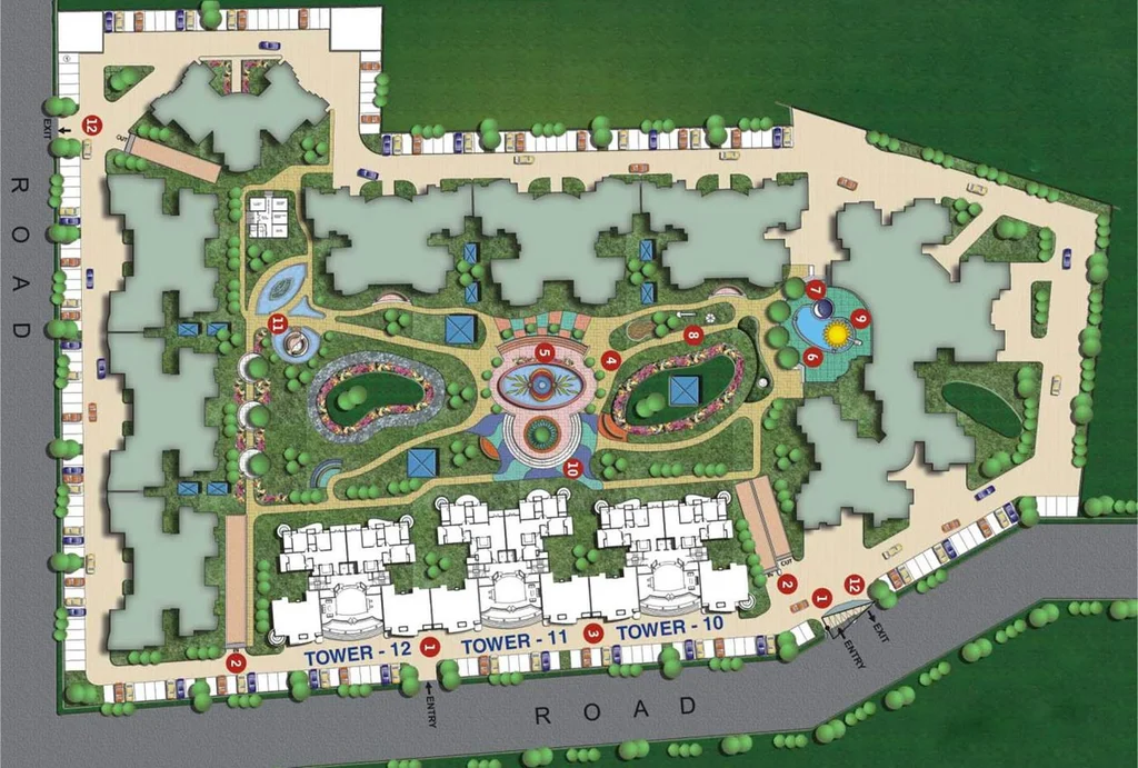 Master Plan of Sethi Max City Park Sapphire in Vaishali, Ghaziabad - Image 62540