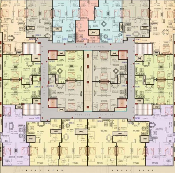 Floor Plan of GMD Urban Square in Vasundhara, Ghaziabad - Image 61646