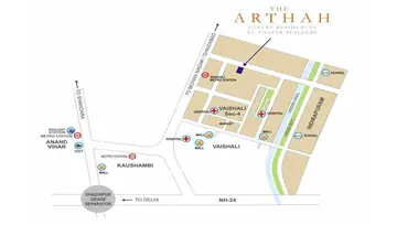 Location of Thapar The Arthah - Image 62406