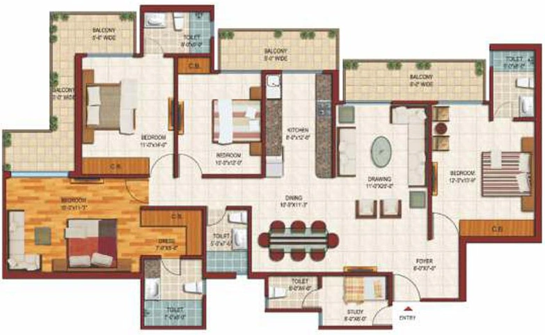 4 BHK Flat in Savfab Saviour Park in Mohan Nagar, Ghaziabad - Image 545100