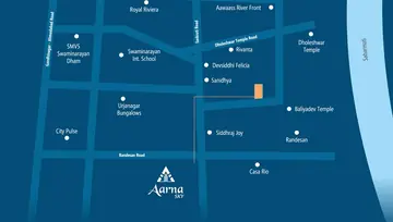Location of Aarna Sky - Image 64537