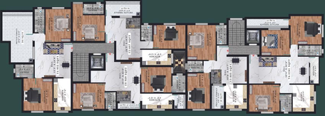 Floor Plan of Avittam Vidhuran in Chromepet, Chennai - Image 120646