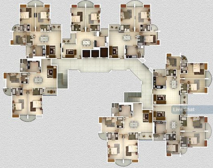 Floor Plan of Livit Harmony in Aluva, Kochi - Image 62211