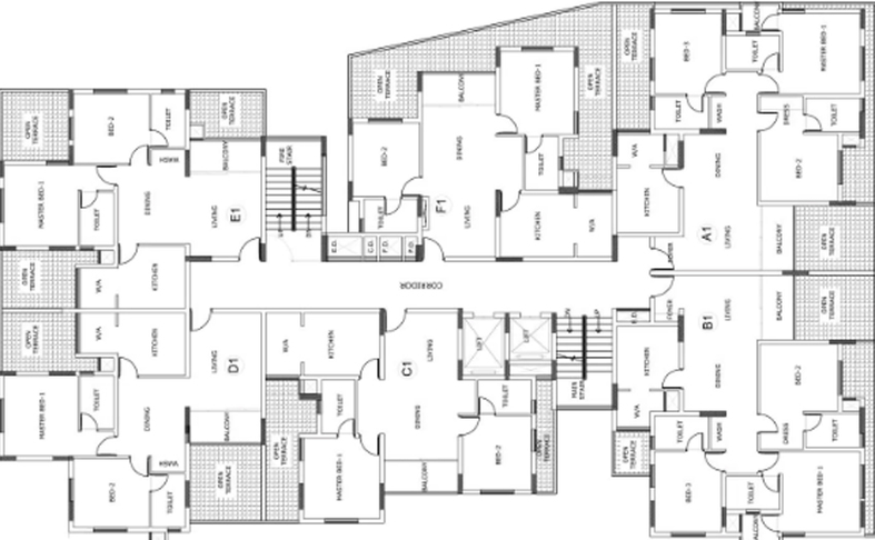Floor Plan of Asset Chandelier in Thrippunithura, Kochi - Image 61682