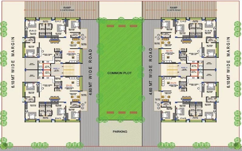 Master Plan of Mangalam Homes in Dahegam, Gandhinagar - Image 65093