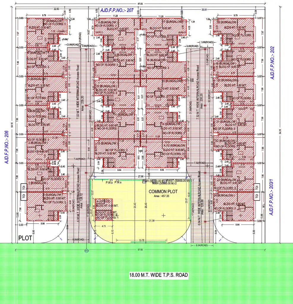 Master Plan of Maruti Bunglows in Kalol, Gandhinagar - Image 421559
