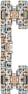 Floor Plan of Ocean Sky in Sargasan, Gandhinagar - Image 64370