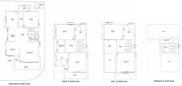 4 BHK House/Villa in Saamarth Posh Ville in Raysan, Gandhinagar - Image 623472