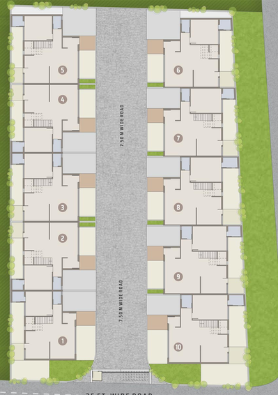 Master Plan of Ananta Shree Narayan Villa in Raysan, Gandhinagar - Image 64471